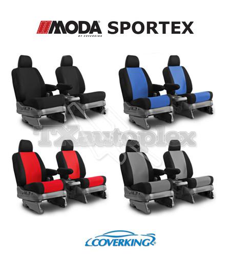 Coverking moda sportex custom seat covers for chevy silverado 1500hd 2500hd 3500