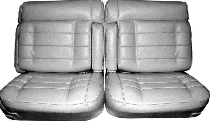 1975 76 cadillac eldorado front 50/50 seat covers split bench dual arm rest 1976