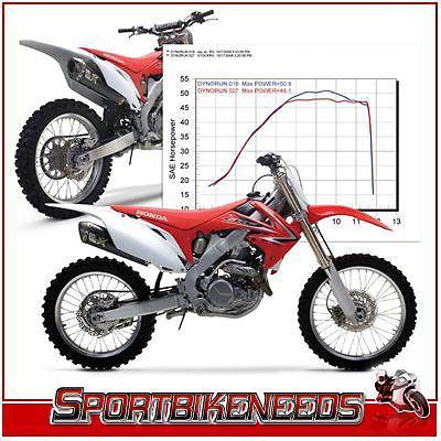 09-10 crf450 450r slip-on two brothers exhaust carbon