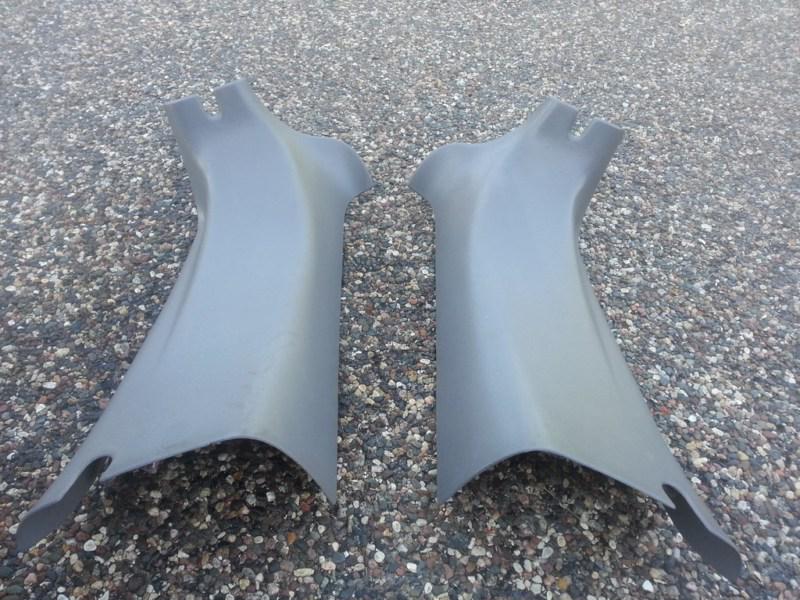 93-98 jeep grand cherokee 4d   rear cargo left & right side trim gray 