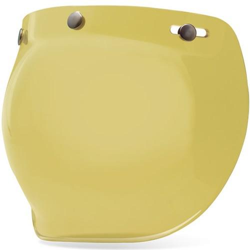 Bell custom 500 3-snap bubble shield yellow