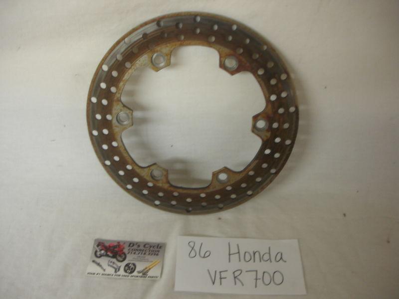 86-87 honda vfr-700 rear brake rotor. good used oem