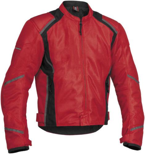 New firstgear mesh tex adult mesh jacket, red, small/sm