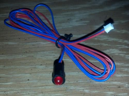 L.e.d. red for car alarm and 12 volt use red led