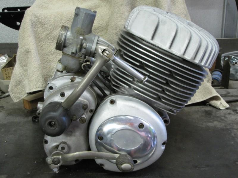 Ajs stormer 370 engine complete, ready to run new +.010 piston & rings