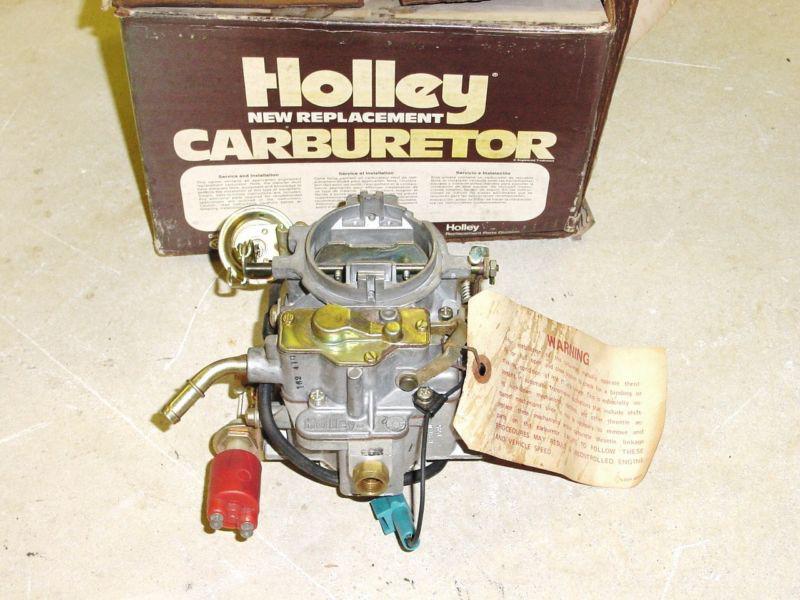 Nos holley 2bbl. carburetor 1979-80 chrysler 318 v8 diplomat magnum gran fury ++