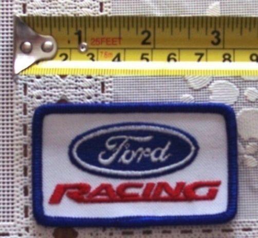 New official ford racing 3" long iron on patch! nascar nhra! best on ebay!