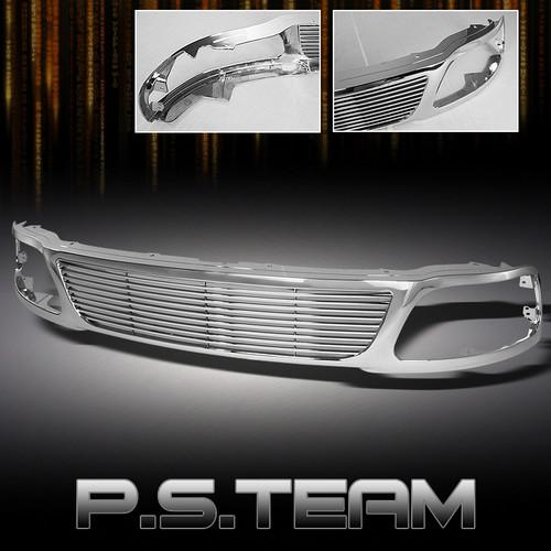 97-98 ford f150 f250 expedition chrome plated sport front hood grille grill