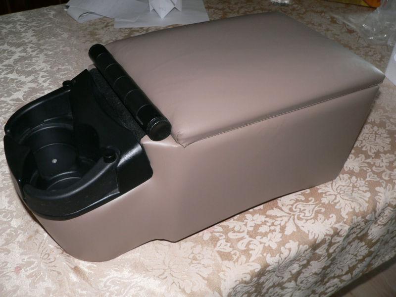 Outland automotive contractors bench seat console tan brand new 39424