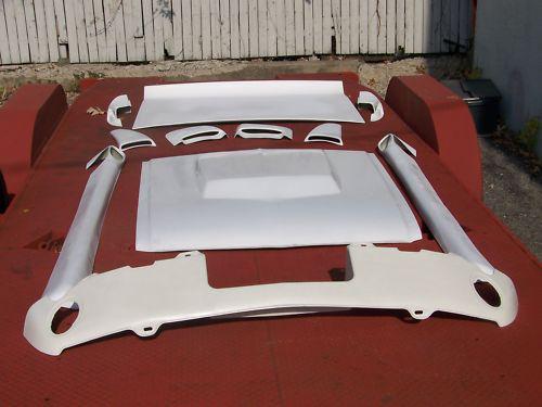 1967 1968 mustang coupe & convertible 11 piece eleanor style hood & big body kit