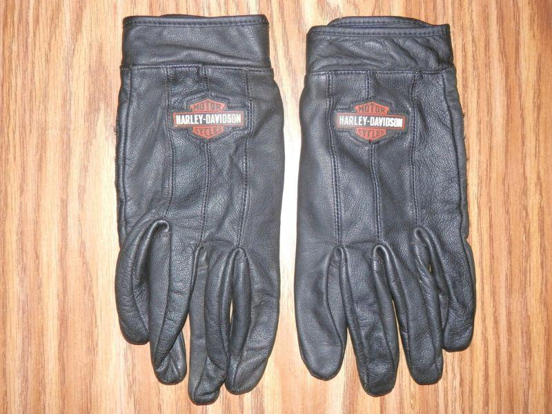 Harley davidson motorcycle leather gloves mens size xl