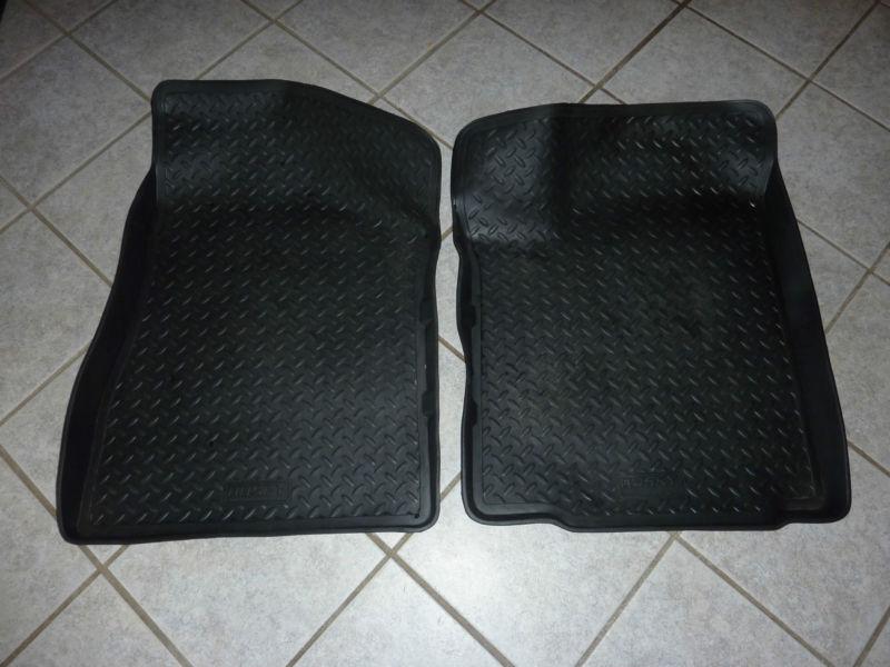 2005-2009 nissan murano husky front black floor mats
