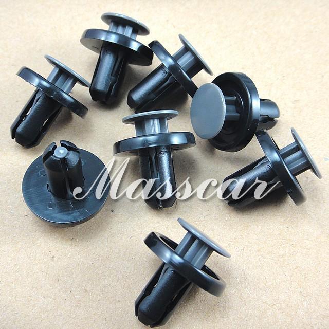 50x oem for toyota bumper engine under cover push type clips nylon retainer