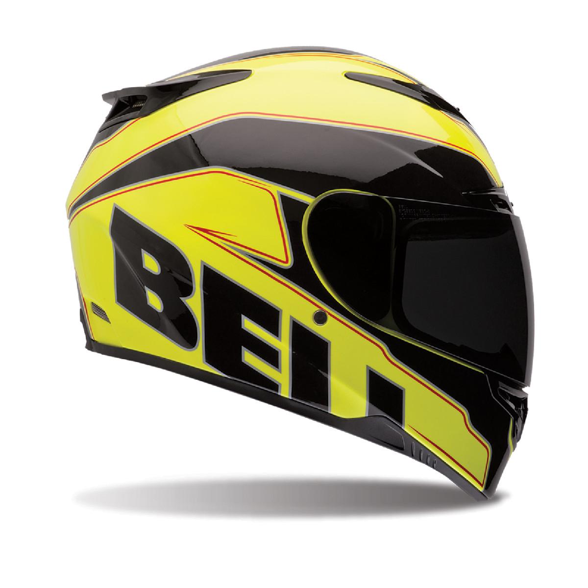 Free 2-day shipping bell rs-1 emblem yellow black xs-2xl motorcycle helmet