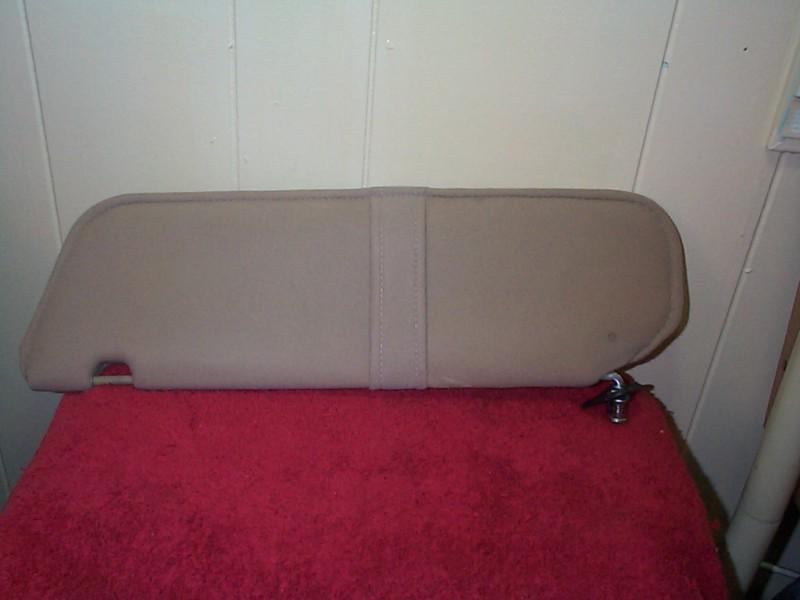 1989-1990 ford bronco ii eddie bauer edition lh drivers side sun visor-tan