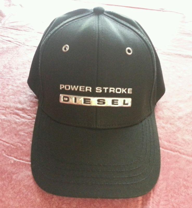 Ball cap hat ford powerstroke diesel super duty truck power smoke chrome black