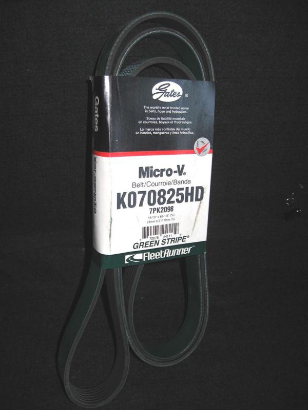 New gates micro-v green stripe serpentine belt k070825hd kodiac topkick 1990-98