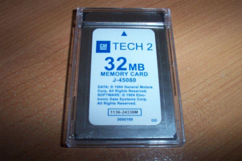 Genuine vetronix gm tech 2 memory card 32mb z1090a dealer service scanner scan
