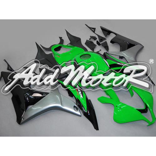Injection molded fit 2007 2008 cbr600rr 07 08 green black fairing 67n35