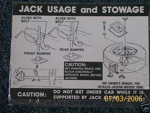 1969 1970 1971 ford galaxie xl convertible jack decal