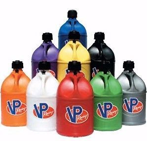 Vp racing fuels round container - red,wht,blu,yellw,grn,prple,orge,blk,titan
