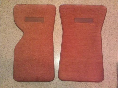 1981 c3 corvette floor mats/cinnabar/oem/nos/rare/plus rear speaker carpet