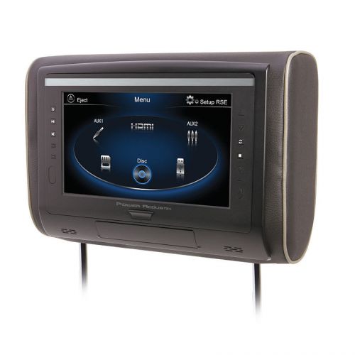 Power acoustik h-94 9&#034; universal touchscreen lcd replacement headrest monitor