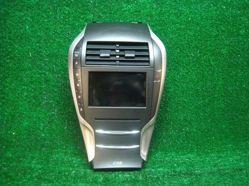 2013 lincoln mkz radio navigation touch screen surround bezel assembly w/trim