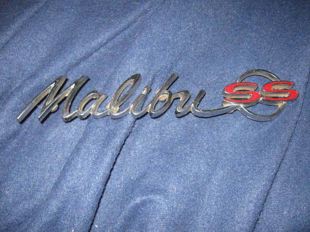 Malibu ss emblem
