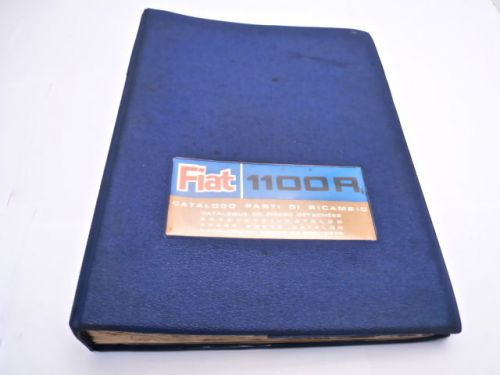 Fiat 1100 r 1966-1969 - original factory technical parts manual