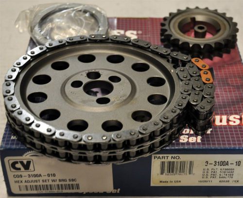 Cloyes gears 9-3100a-010 hex a just true roller timing set sb chevy v6 v8 -.010&#034;