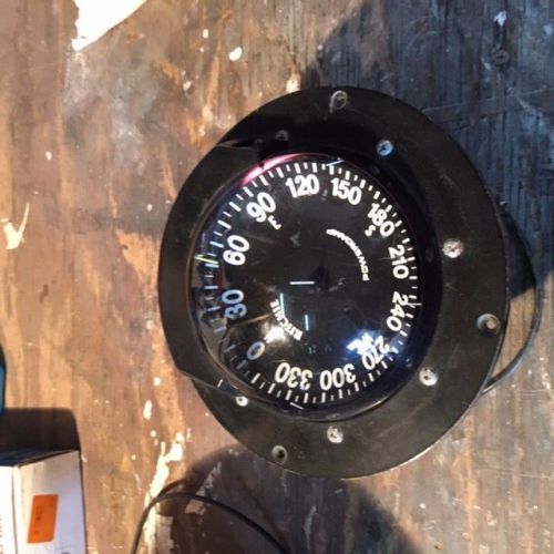 Ritchie fb-500 globemaster compass - flush mount - black - 12v - 5 degree card
