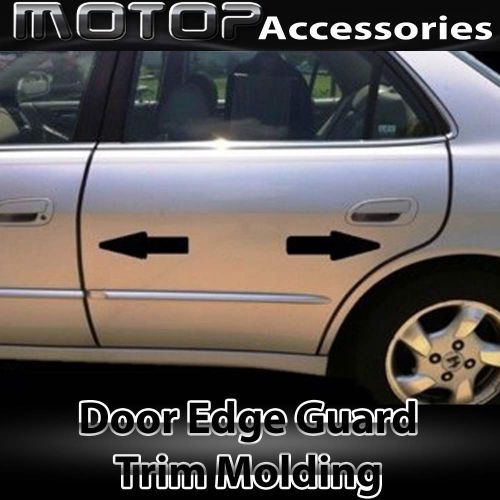 700cm 7 meters black car door edge guard moulding trim diy protector strip