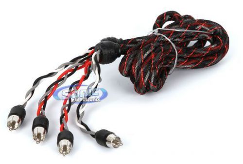 Tspec v12rca62 6 ft. v8 phantom braid 2-channel rca audio interconnect cable