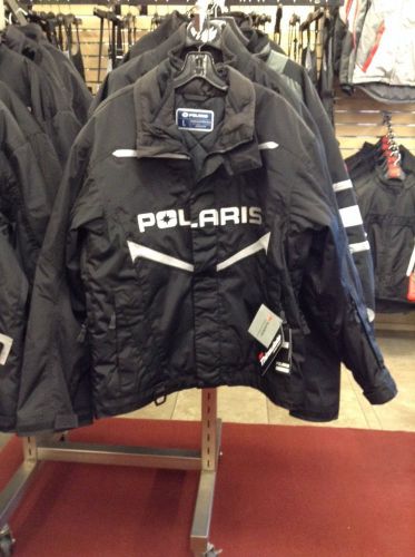 Polaris mens throttle jacket black size l nwt