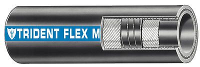 Trident rubber trident flex water hose w/wire 1-1/4 x 50 1001146