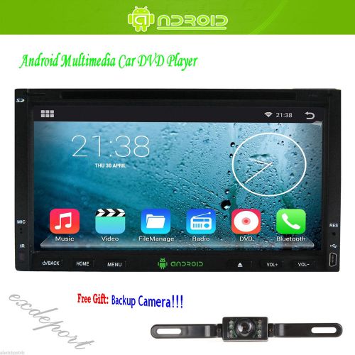 Android 4.4.4 os 7&#034; 2 din car dvd player gps navi stereo 3g wifi ipod bluetooth