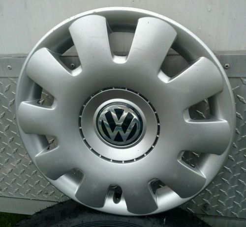 03 04 volkswagen jetta rabbit tdi wagon golf 15&#034; hubcap wheel cover 1j0601147