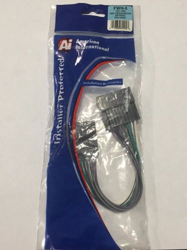 Fwh5 american international - wiring harness, amplifier bypass