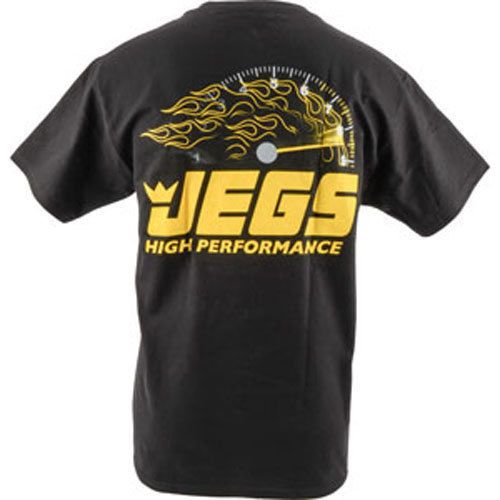 Jegs mt010103 jegs flaming tachometer t-shirt