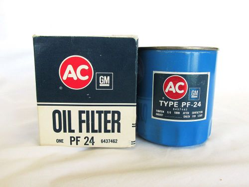 Gm ac oil filter pf-24 nos # 6437462 buick g/s gto firebird trans am oem