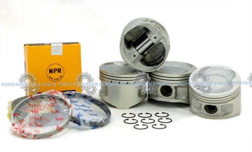 92-99 toyota celica 97 camry 2.2l 5sfe dohc 16v *npr* pistons &amp; rings set