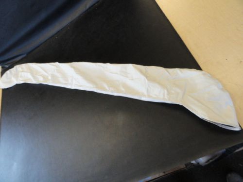 Bimini boot off white vinyl with zipper 66-1/2&#034; x 7-1/4&#034; marine boat
