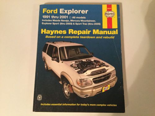 1991-2005 ford explorer &amp; explorer sport trac mazda mercury haynes repair manual