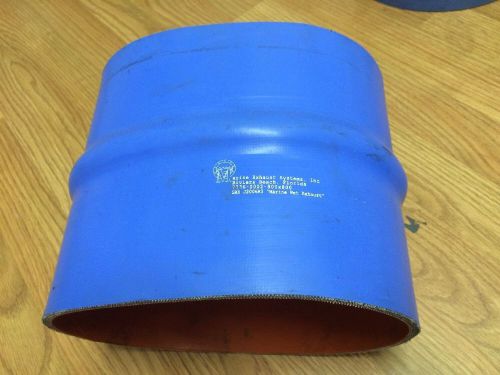 Vht silicone marine wet exhaust sae j2006r3 single hump/bellow - dia. 8&#034;