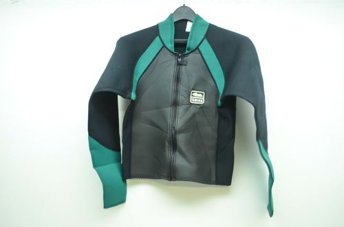 New oem yamaha wet suit jacket men&#039;s medium green nos