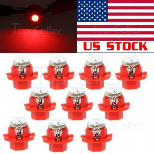 10pcs b8.4d bright red instrument cluster dashboard light bulb for ford