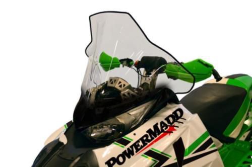 Powermadd - 12040 - cobra windshield, 19in. - clear with black fade
