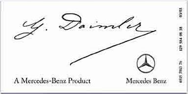 Mercedes benz signature windshield decal sticker  $7.99