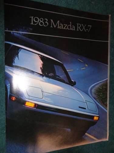 1983 mazda rx-7 sales brochure / good original dealership catalog